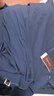 羅蒙（ROMON）短袖男裝套裝夏季彈力冰絲t恤男衣服休閑運(yùn)動兩件套男 曬單實(shí)拍圖
