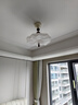 ShareDon中古吸頂燈臥室法式奶油led圓形現(xiàn)代簡約花朵2025新款房間中山燈 花瓣48cm-小愛同學(xué)-柔光燈罩 曬單實拍圖