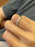 周大福PerfectLove情約系列婚嫁鉑金鑲鉆石戒指對戒(一枚)求婚NA1457 12號 曬單實拍圖