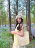 十竹鏤空針織帽子2025夏新款花朵蕾絲帽女手工編織百搭包頭堆堆帽子 米白色【鏤空花朵包頭帽】 曬單實(shí)拍圖
