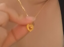 中國(guó)黃金CHINA GOLD愛(ài)心18K金項(xiàng)鏈女捕夢(mèng)網(wǎng)吊墜七夕情人節(jié)禮物送女友老婆生日實(shí)用 京速達(dá)-18K金織心吊墜贈(zèng)S925鏈 曬單實(shí)拍圖