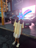 名創(chuàng)優(yōu)品（MINISO）運(yùn)動(dòng)套裝女夏季2025年新款純棉短袖小個(gè)子休閑夏裝搭配一整套女裝 鵝黃+奶白(幸運(yùn)愛(ài)心) XL (體重130-150斤) 曬單實(shí)拍圖
