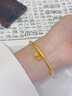 中國黃金（CHINA GOLD）冰川黃金戒指男女款足金指環(huán)手飾情侶金對(duì)戒生日520送女朋友禮物 【今/次日達(dá)】冰川戒指 約1.4g【女戒】 曬單實(shí)拍圖