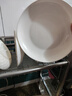 陶相惠陶瓷盤子釉下彩純白深盤飯盤家用7英寸點(diǎn)心餐盤白瓷菜碟盤子6個(gè)裝 曬單實(shí)拍圖