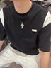 京鑒和田玉十字架玉石吊墜男女款平安掛件保真玉墜玉佩項鏈送男友 十字架吊墜 黑繩(48*30) 曬單實拍圖
