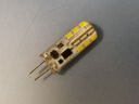 g4燈珠led插腳高亮低壓12v水晶燈插泡220v超亮g9光源燈節(jié)能小燈 G4-12V 3W(2835-24珠)【AC/DC 暖光 3000k 曬單實(shí)拍圖