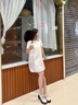 卓詩(shī)尼厚底瑪麗珍女鞋2025秋季新款粗跟增高水鉆英倫風(fēng)小皮鞋單鞋樂(lè)福鞋 米白色 37 曬單實(shí)拍圖