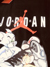 NBA KIDSJORDAN2025夏季新款飛人AJ純棉短袖T恤男女情侶打底衫上衣大碼半袖潮 黑湯姆 2XL 體重145-165斤 曬單實(shí)拍圖