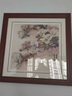 禮御友嘉（FORYOOGA）蘇繡成品掛畫(huà)客廳餐廳裝飾畫(huà)玉蘭花笑口常開(kāi)送老純手工蘇州刺繡畫(huà) 玉蘭花 畫(huà)芯35*35裝框51*51CM 曬單實(shí)拍圖