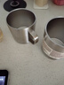 無(wú)印良品（MUJI）不銹鋼雙層馬克杯 大容量男女辦公學(xué)生水杯茶杯咖啡杯 銀色 490ml 曬單實(shí)拍圖