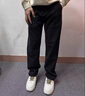 班尼路 BALENO S&K系列男士牛仔褲新款夏季薄款潮流寬松直筒天絲闊腿休閑長(zhǎng)褲 黑色【天絲薄款】 建議115-135斤 L 曬單實(shí)拍圖