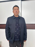 AEMAPE行政夾克男士外套春秋新款商務(wù)休閑領(lǐng)導(dǎo)干部公務(wù)中青年上衣男裝 藏青色 XL (建議145-165斤) 曬單實(shí)拍圖
