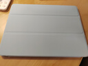帕思米適用ipadair7保護套2025新款ipad11三折保護殼air6/5蘋果輕薄平板11寸磁吸10代硅膠全包防摔mini杰 【帶筆槽白冰藍】德國拜耳材質丨加強升級丨50倍抗彎 iPadPro20 曬單實拍圖