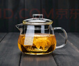 高茗玻璃泡茶壺加厚耐高溫企鵝壺家用帶過濾花茶壺茶水分離泡茶沏茶壺 曬單實拍圖
