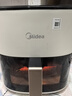 美的（Midea）空氣炸鍋AI烹飪不用翻面 家用全自動(dòng)智能觸控 透明可視實(shí)用大容量 金屬腔體無異味5.3L MF-KZC5388 曬單實(shí)拍圖