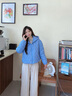 波司登輕薄羽絨服女短款90絨連帽菱格保暖外套B250135316 曬單實(shí)拍圖