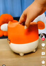 美的（Midea）電飯煲小型家用迷你1.2L小容量1-2人微壓電飯鍋宿舍旅行電煮鍋【萌趣狐貍煲】MB-FB12X1-105B 曬單實(shí)拍圖