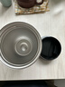 名創(chuàng)優(yōu)品（MINISO）咖啡杯大容量不銹鋼帶蓋保溫隨行杯外帶車載便攜水杯 啞光黑380ml 曬單實(shí)拍圖