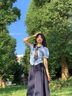 緋垚兩件套裝jk制服女夏季韓系條紋襯衫短袖上衣學(xué)院風(fēng)高腰半身裙子 兩件套-帶領(lǐng)帶【襯衫+半身裙】 M 建議91-105左右穿 曬單實(shí)拍圖