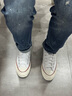匡威（Converse）1970s男女鞋經(jīng)典三星標(biāo)低幫情侶帆布鞋運(yùn)動(dòng)休閑板鞋學(xué)生鞋多巴胺 162065C  白低 39.5 /6.5 曬單實(shí)拍圖