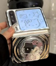 芬華克銀色圈圈紋閃鉆kt貓磁吸支架適用華為puraX折疊屏pocket2手機(jī)殼mixflip三星Galaxyzflip5/6保護(hù)殼 殼+粉白波點(diǎn)鏡面kt貓磁吸支架 OPPO Find N3 Flip 曬單實(shí)拍圖