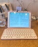 羅技（Logitech）時(shí)尚系列K380藍(lán)牙鍵盤(pán) 筆記本電腦手機(jī)iPad平板MAC薄膜鍵盤(pán) 超薄便攜辦公鍵盤(pán) K380line可妮兔 曬單實(shí)拍圖