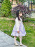木木屋公主裙女童連衣裙春秋季兒童洛麗塔裙子長袖小女孩秋裝生日蓬蓬裙 紫色 120 適合110-120cm年齡6-7歲 曬單實拍圖