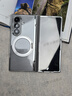 智父三星zfold7手機殼新款z fold7折疊屏超薄透明保護殼磁吸旋轉支架SAMSUNG全包防摔高級感男女外殼 高清款【暗影藍】磁吸支架*AR增透 曬單實拍圖
