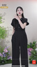 MeetMetro瑪依爾時(shí)尚通勤連體褲女2025夏新款氣質(zhì)收腰休閑連體衣 黑色【現(xiàn)貨閃電發(fā)】 S 曬單實(shí)拍圖