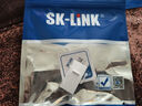 SK-LINK 六類網(wǎng)線直通頭 信息直通模塊 RJ45網(wǎng)口轉(zhuǎn)接頭對接頭 水晶頭網(wǎng)線延長連接器雙通頭白色 SK-RJDT6 曬單實拍圖