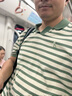 哈吉斯（HAZZYS）男裝 夏季休閑上衣撞色條紋短袖POLO衫男ASTZE0BBE38 藏青色NV L （175/96A 48） 曬單實拍圖