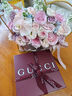 古馳（GUCCI）傾色絨霧唇膏217氣質顯白口紅玫瑰豆沙色生日禮物女高級感送女友 曬單實拍圖