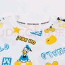 迪士尼寶寶（Disney Baby）童裝男童套裝潮酷米奇短袖套裝舒適柔軟24年夏新品 白色+牛仔藍(lán) 90 曬單實(shí)拍圖