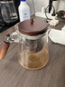 TEAHUE飄逸杯玻璃泡茶壺全玻璃內(nèi)膽燒水壺按壓茶具煮茶器茶水分離泡茶杯 曬單實(shí)拍圖
