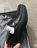 沙馳男鞋新款撤柜真皮商務(wù)休閑爸爸鞋套腳懶人鞋軟底駕車(chē)皮鞋男 黑色 38 歐碼比國碼大一碼 曬單實(shí)拍圖