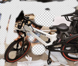 永久（FOREVER）兒童自行車鎂合金山地車6-10-12-15歲小學(xué)生變速車中大童單車 云朵白-七速+一體輪【三重減震】 20寸【適合身高125-145cm】 曬單實拍圖