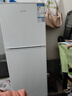 志高家用節能大冰箱雙門(mén)冰箱出租屋冷藏冷凍環(huán)保迷你冰箱辦公室公寓租房宿舍低噪電冰箱 S228 【加厚款】奶白鏡面【一級能效】 曬單實(shí)拍圖