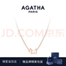 AGATHA/璦嘉莎 法式鏤空小狗銀項(xiàng)鏈女士【生日禮物】送女友閨蜜高級(jí)感 曬單實(shí)拍圖
