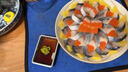 新鮮希零魚(yú)籽紅黃刺身西鱗魚(yú)籽即食日式壽司料理生魚(yú)片希鯪魚(yú)籽 六條*130g/紅3+黃3 130g 曬單實(shí)拍圖