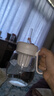 北牧星高顏值花茶杯子女大容量茶水分離杯學(xué)生吸管玻璃水杯把手茶水杯 大肚茶水分離花茶杯-白色 401-500ml 曬單實拍圖
