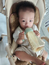 M&M防脹氣奶瓶新生兒PPSU寬口徑耐摔帶手柄嬰兒mm弧形奶瓶嗆奶用 小綠貓 240ml (自帶X號奶嘴) 曬單實拍圖
