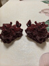 玄佑天然朱砂貔貅擺件紫金砂招財納福風(fēng)水擺設客廳旺宅辦公室工藝品 小號貔貅公母一對約8*4*7cm 曬單實(shí)拍圖