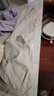 森馬（Semir）【褲裝品類日福袋】休閑褲男女簡約百搭長褲夏季運(yùn)動(dòng)風(fēng)潮流褲子 女-H款米白【抽繩闊腿褲】 S 曬單實(shí)拍圖