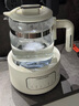 摩飛電器（Morphyrichards）全玻璃養(yǎng)生壺家用燒水壺多段控溫電熱水壺極速風(fēng)冷恒溫壺沖奶泡奶機(jī)MR5602 1.2L 椰奶白 曬單實(shí)拍圖