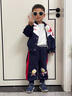 G.DUCKKIDS童裝聯(lián)名奧特曼男童套裝春秋帥氣小男孩衣服兒童外套運(yùn)動(dòng)裝兩件套 藏青色 140 cm 曬單實(shí)拍圖
