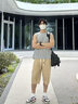 Cebrodz法國(guó) 七分褲男2025夏季新款男生冰絲薄款休閑男褲寬松直筒休閑褲 淺卡其 L 曬單實(shí)拍圖