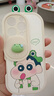 鑒百伊 卡通可愛青蛙適用蘋果15手機殼iPhone14promax硅膠軟殼13/12全包防摔趣味小眾 推拉鏡頭 白底白衣服小新Hey iPhone 16 Pro 曬單實拍圖
