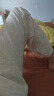 帛芮高腰奶油山本褲女夏季2025款慵懶風(fēng)垂感休閑直筒寬松白色闊腿褲子 曬單實拍圖