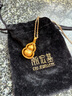 潮宏基 傳家寶鉆石葫蘆黃金吊墜女可旋轉(zhuǎn)葫蘆足金吊墜生日禮物女 單吊墜 曬單實(shí)拍圖