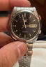 精工（SEIKO）5系列 機(jī)械機(jī)芯 不銹鋼表帶 日韓表 男表 藍(lán)色 SNK357K1 深藍(lán)色表盤 曬單實(shí)拍圖